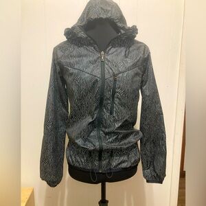 Nike Windrunner Flash Print Zebra Reflective Jacket XS